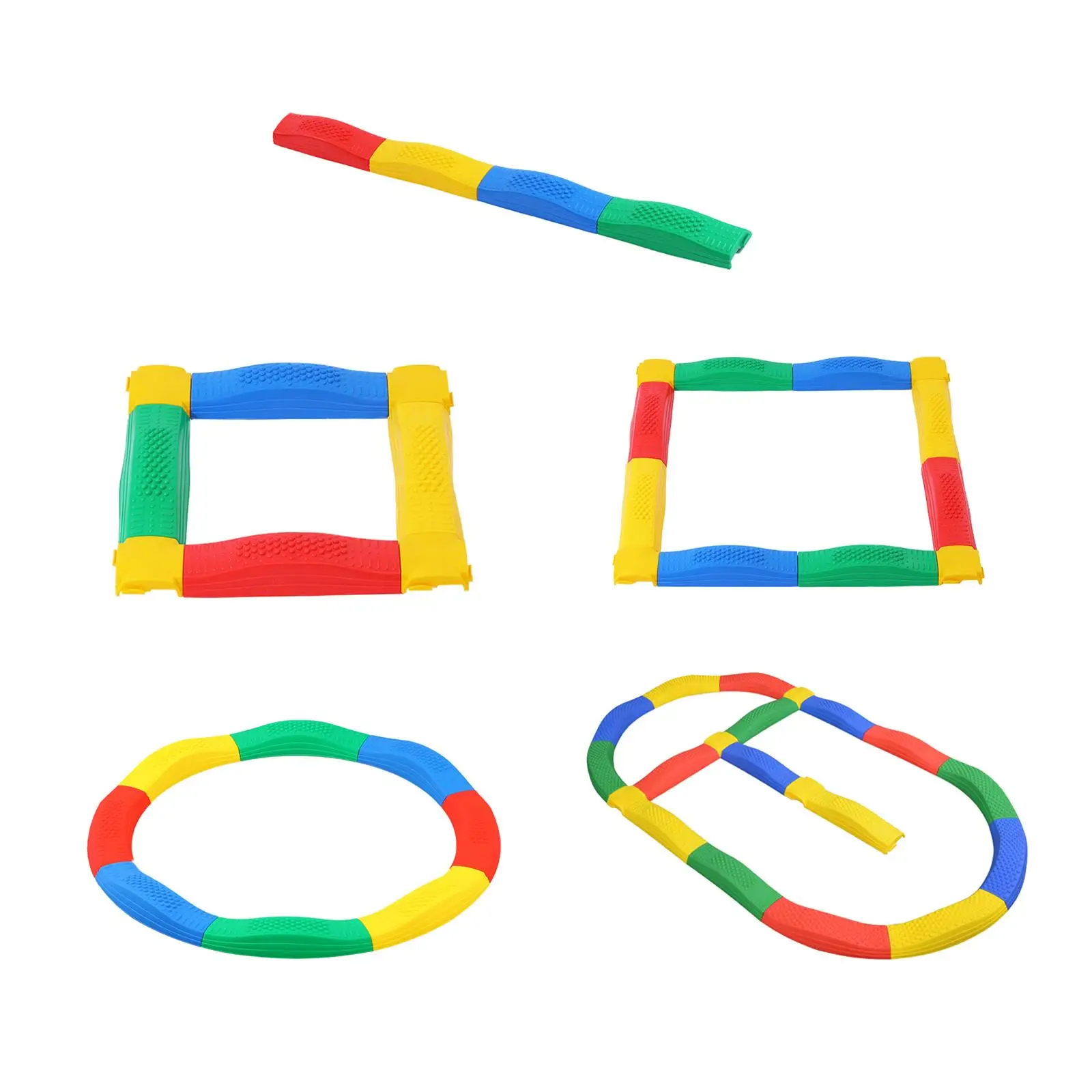 Rainbow Obstacle Course Coordination Motor Skills Nonslip Indoor and Outdoor