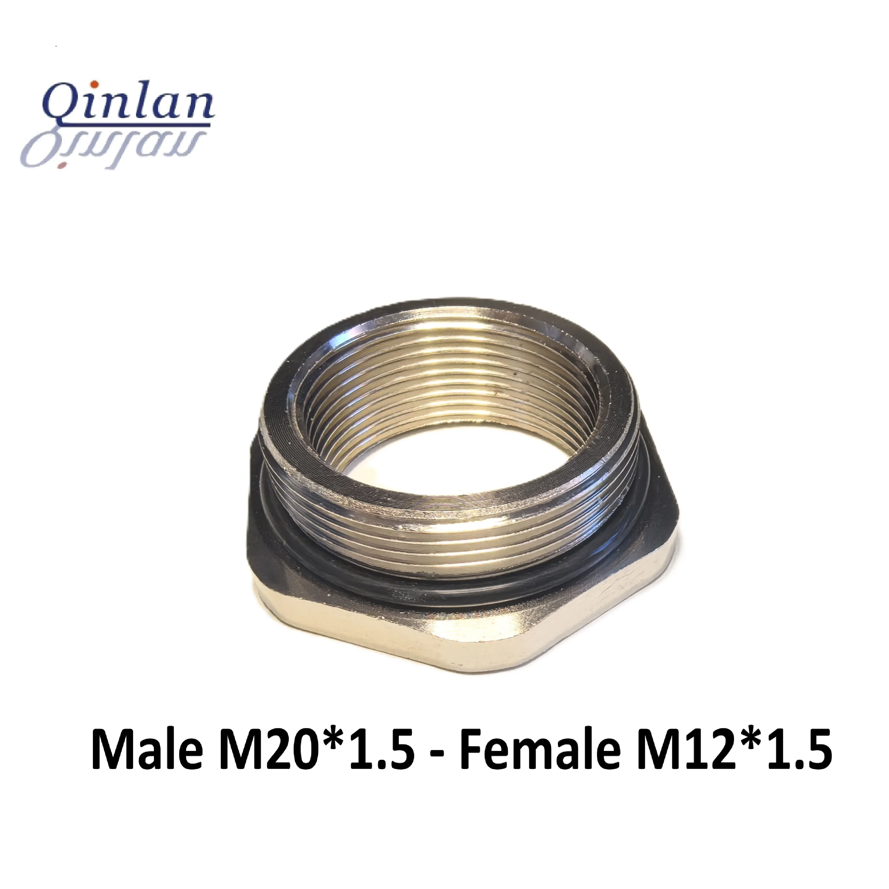 M20*1.5 to M12*1.5 Male To Female Metal Thread M12 M16 M20 M24 M25 M30 M36 M40 M50 M64 Reducer Connector Thread Bushing Adaptor