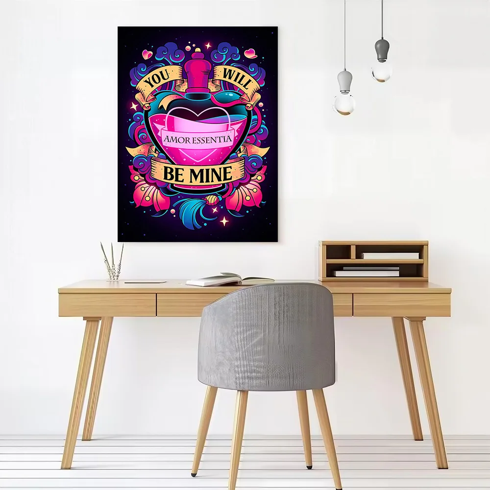 Infinite Love Elixir Canvas Poster Customizable Pictures Wall Art Canvas Painting for Home and Decoration Room Ornaments Mural