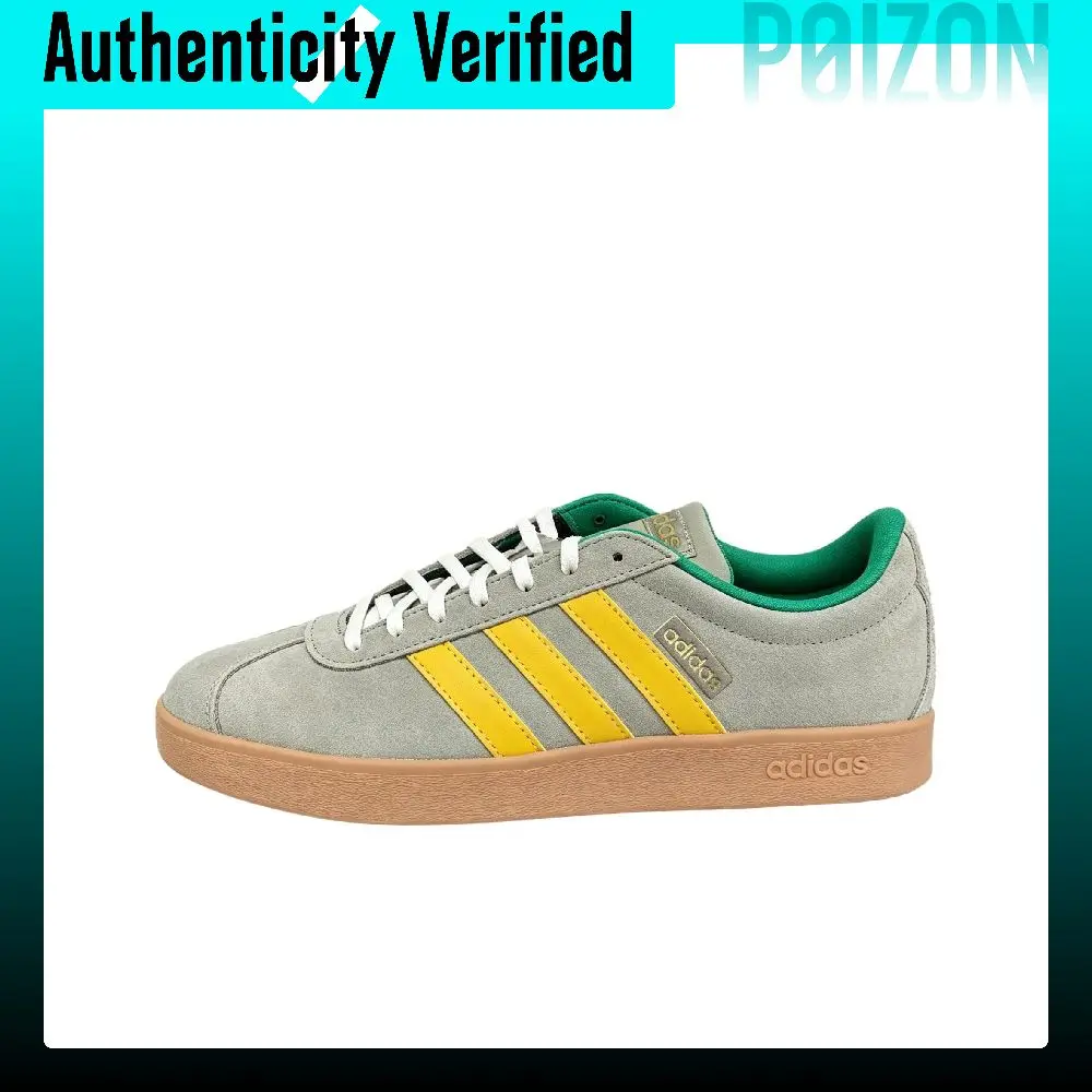 Adidas Vl Court Classic German Army Trainers Unisex Low-top Gray KH5556