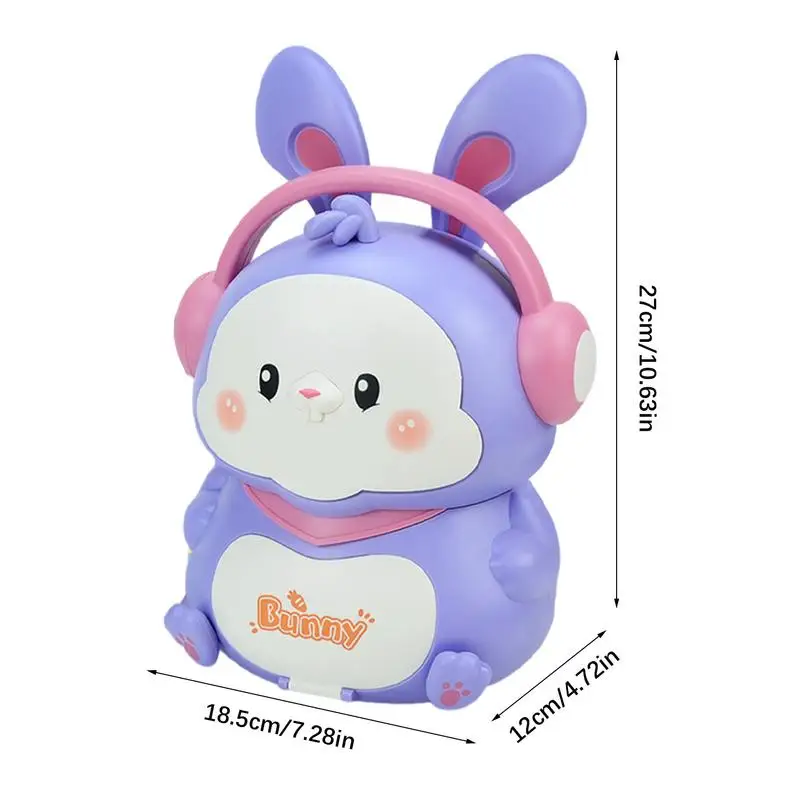 Bunny Coin Money Bank Cute Rabbit Saving Money Jar ATM Cash Coin Box Money Bank Coin Bank Storage Jar Atm Coin Bank Dekoracyjny