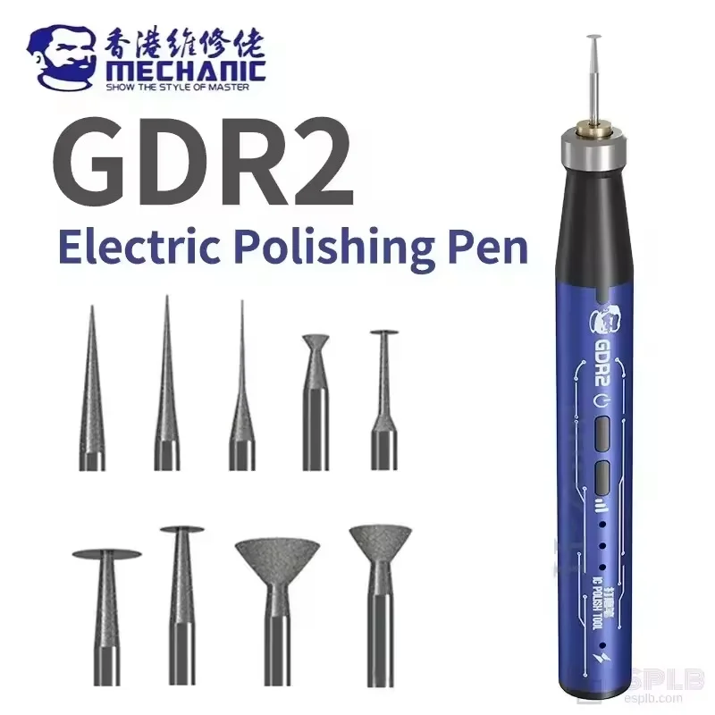MECHANIC GDR2 Multi-function Electric IC Chip Polish Pen Motherboard PCB CPU Repair Cutting Engraving Polishing Pen Tool