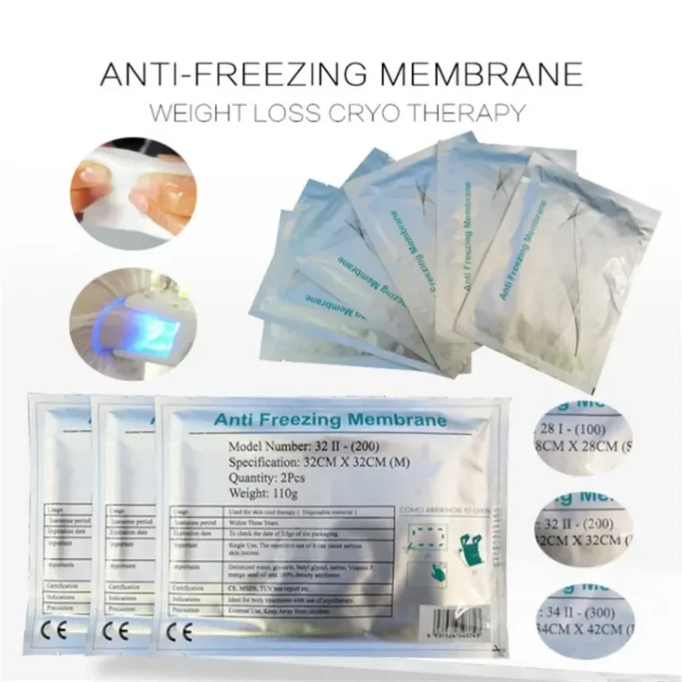 

Anti Freeze Membrane 28*28 34*42Cm Anti Freezeing Antcryo Anti Freezeing Paper Film Cryo Cool Pad Cryotherapy