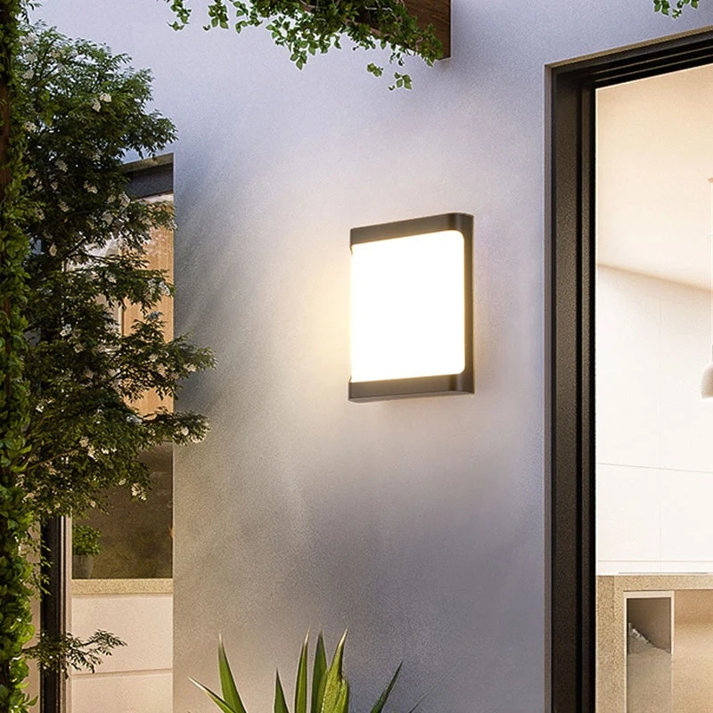 

Современный светодиодный уличный настенный светильник для сада, прохода, балкона, прихожей, уличный водонепроницаемый IP65, бра, светильник, блеск