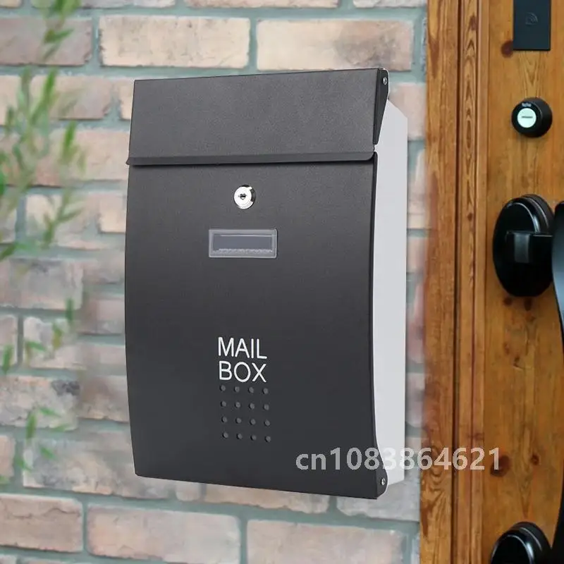 

Stainless Steel Mailbox Outdoor Warehouse Apartment Home Garden Letterbox Wall Mounted Vertical Locking Mail Post Box F6011