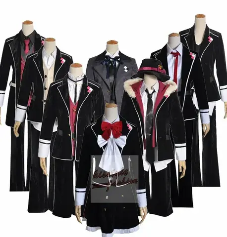 Diabolik Lovers Yui Komori Laito Sakamaki Reiji Sakamaki Shu Subaru Sakamaki Cosplay Costume,Customized Accepted