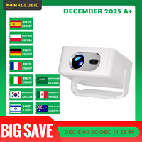 Magcubic Auto Focus Android 14 Portable Projector 8K 400ANSI WiFi 6 Projector Support Full HD 720P Home Outdoor Cinema Max HY300