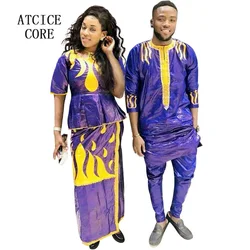 African Kaftan Cotton Bazin Riche Embroidery Top Wrapper Lady Fashion Dress Scarf