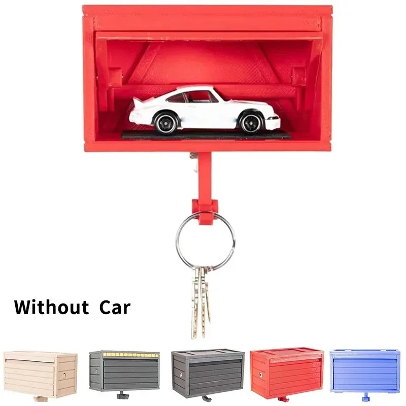 Auto-Garage-Schlüsselhalter mit Öffnung, Tür, Wandbehang, Wandregal, Automodell, Aufbewahrungshaken mit Türöffnungsfunktion