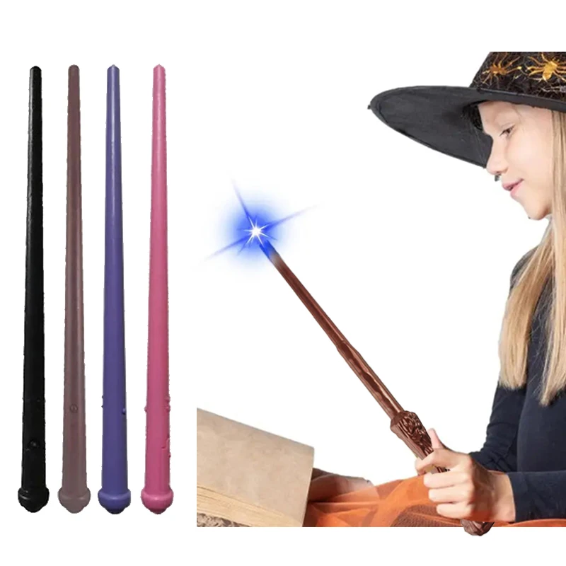 Magic Wand Glowing & Sounding Toys Plastic Wizarding Stick Toy Stage Cosplay Props Group Activity Souvenirs Festival Gifts TMZ