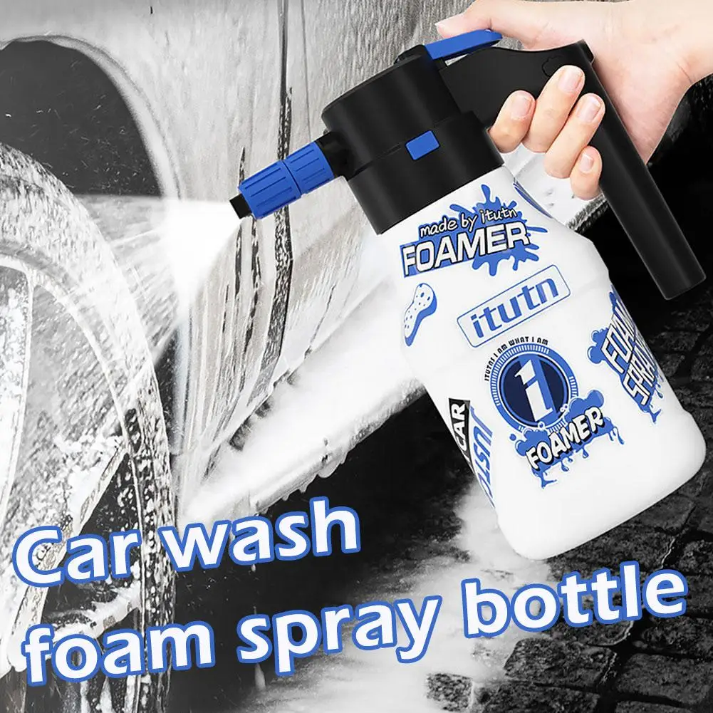 

Electric Foam Sprayer 1.5L Foam Generator For Car Wash 2600mAh Lithium Battery Foam Lance 1h Endurance Car Wash Towel Foam G5B9