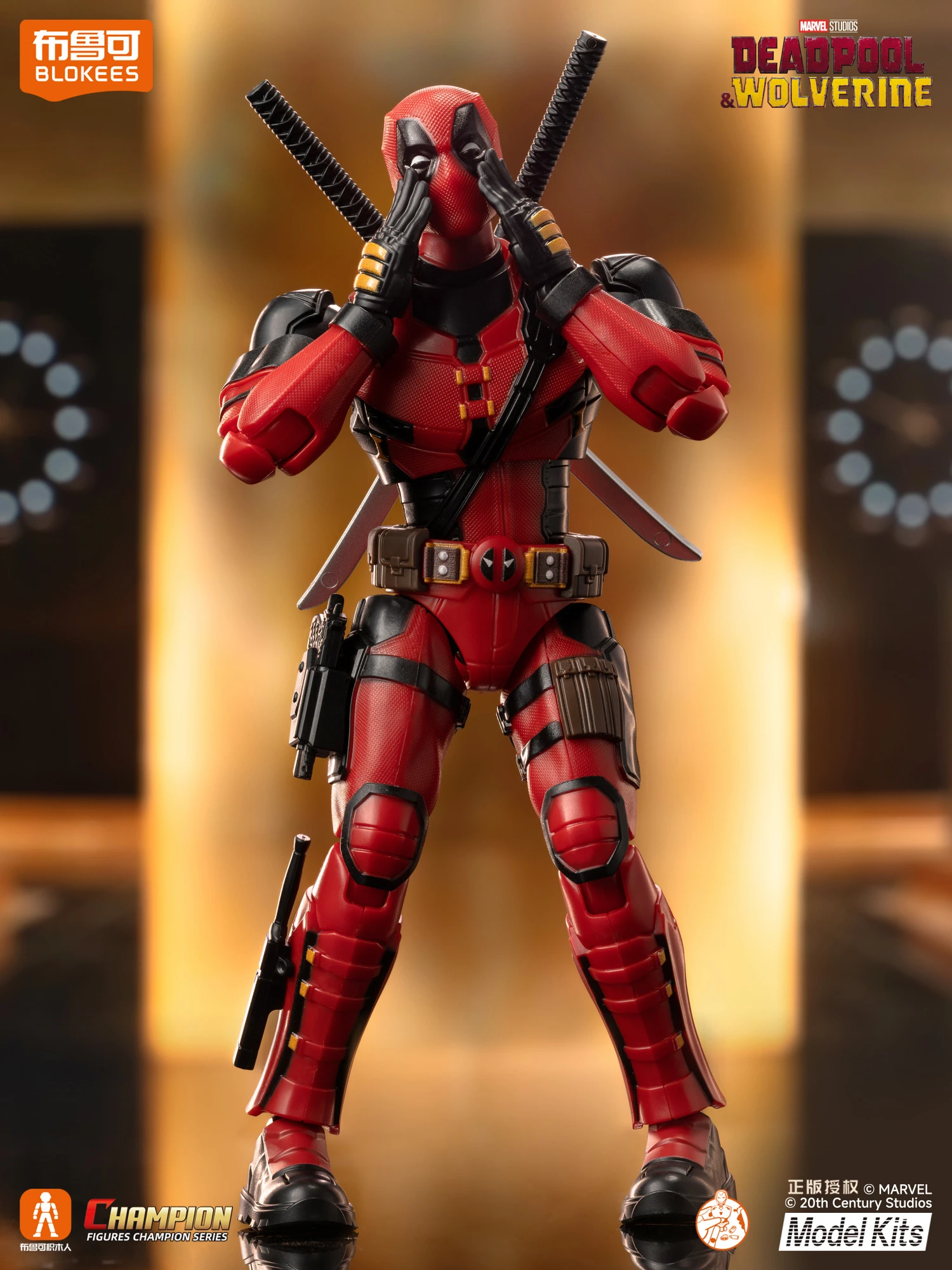 بلوك ديدبول ولفيرين X-Men لوجان وينستون ويلسون الجمعية عمل أرقام جمع فيلم دمية لعبة التنقل المشتركة الهدايا