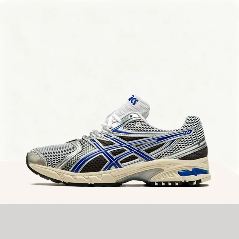 ASICS Gel-DS Trainer 14 Men's Gray/Silver/Blue Low-Top Runners – Versatile Durable Sole & Comfortable Everyday Wear 1203A607-103