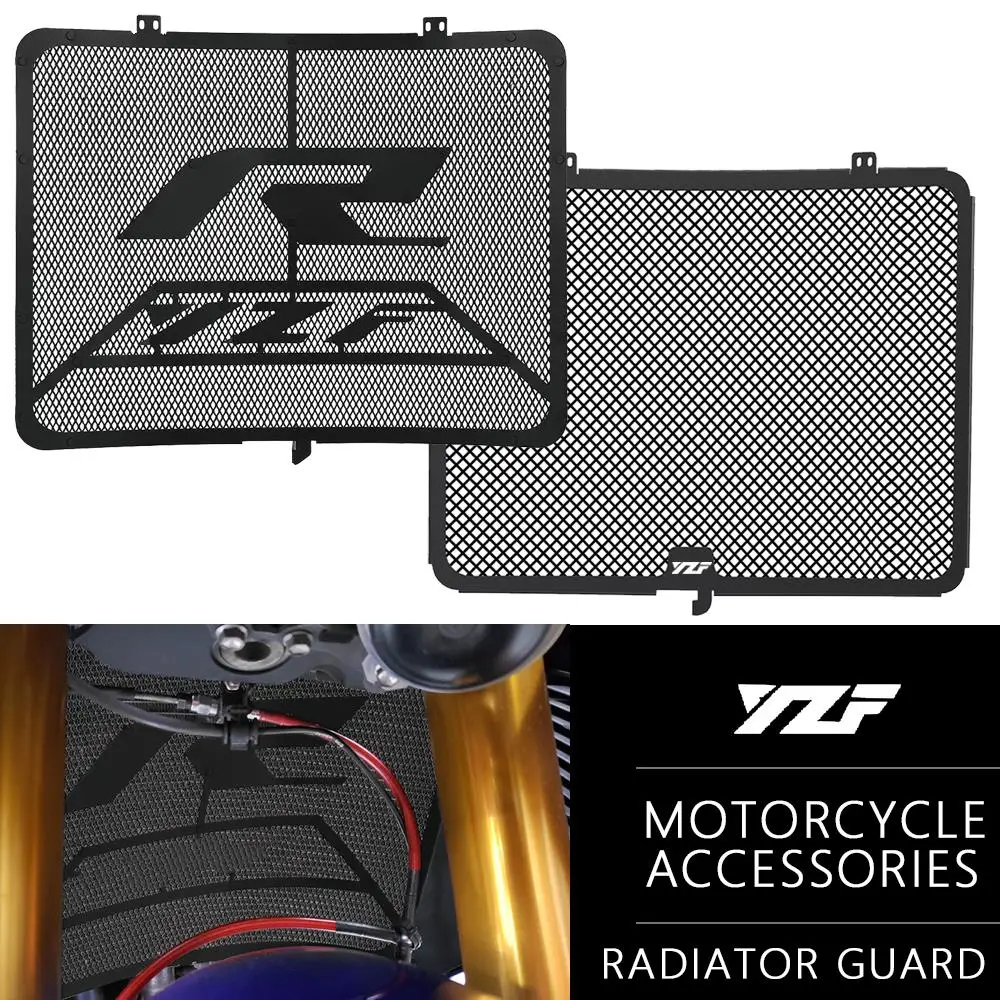 

Для Yamaha YZF R6 2017-2023 YZF-R6 2006-2016 мотоциклетная решетка радиатора, защитная крышка кулера YZF R1 YZF-R1 2007-2008