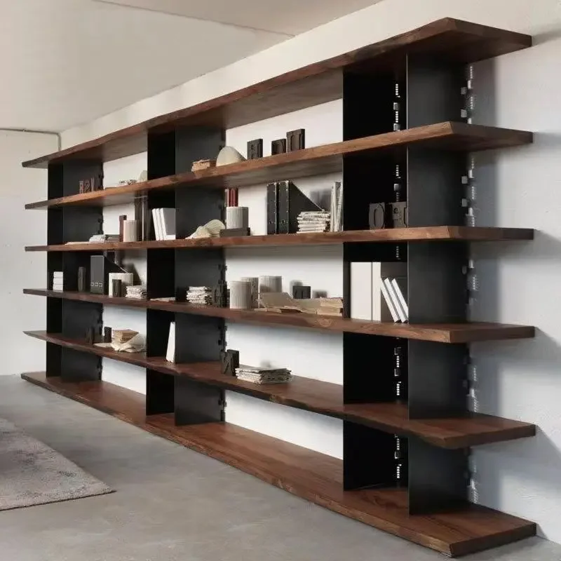 

Wall hanging living room bookshelf room office multi-layer wall shelf industrial style retro display shelf bogu shelf