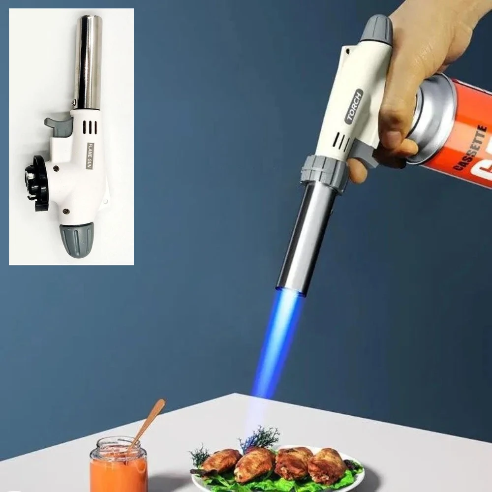 1PC Flame Gun Gas Torch - Portable Air Blowtorch Burning Welding Barbecue Igniter Baking Nozzle Household Welding Torch