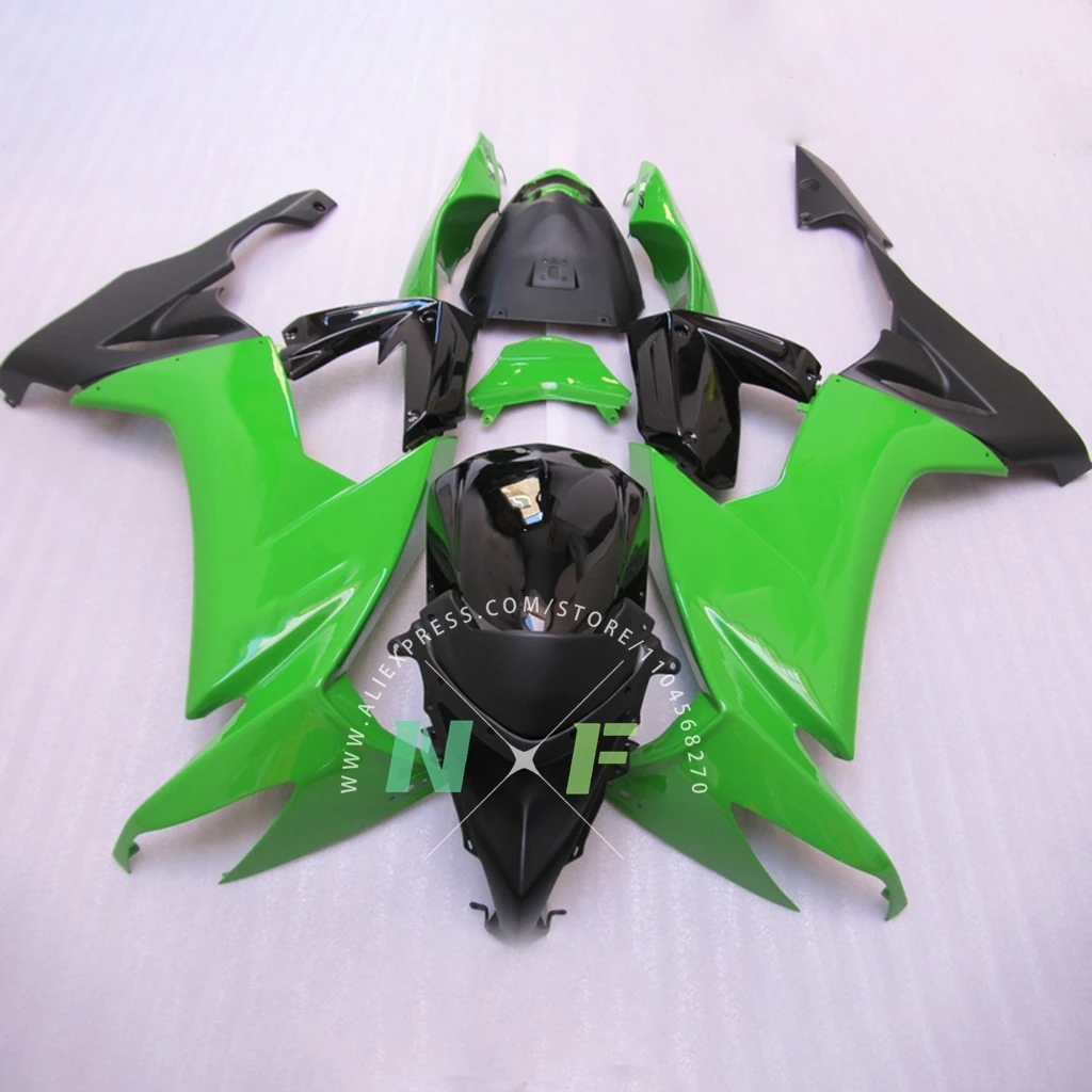 

Комплект обтекателей из АБС-пластика для мотоцикла Kawasaki Ninja ZX-10R 2008-2010 годов, полный набор деталей кузова