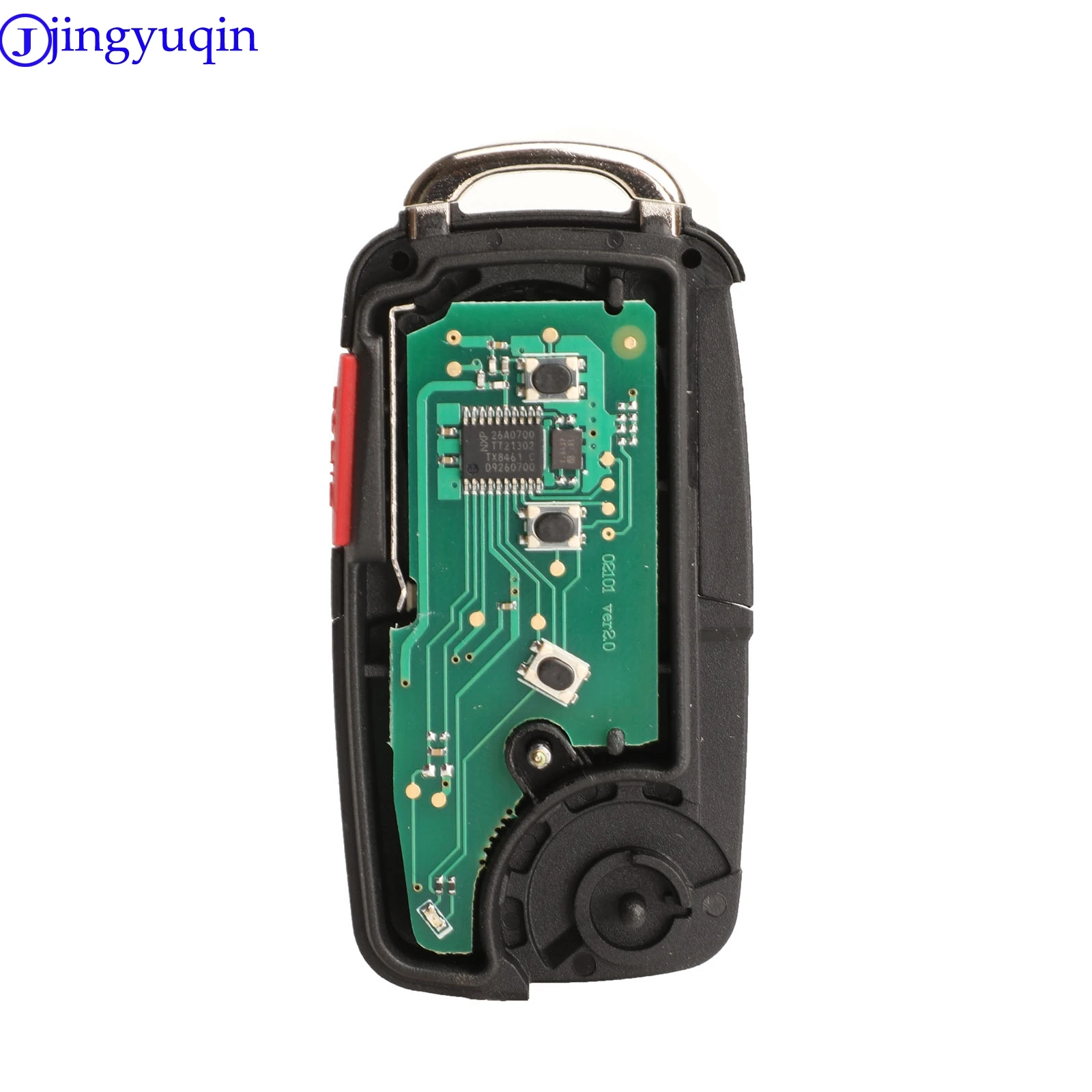 jingyuqin pcf7942 315Mhz ID46 Chip 4B Flip For VW Polo Passat B5 Tiguan Golf VOLKSWAGEN Seat Skoda Auto Key Blank