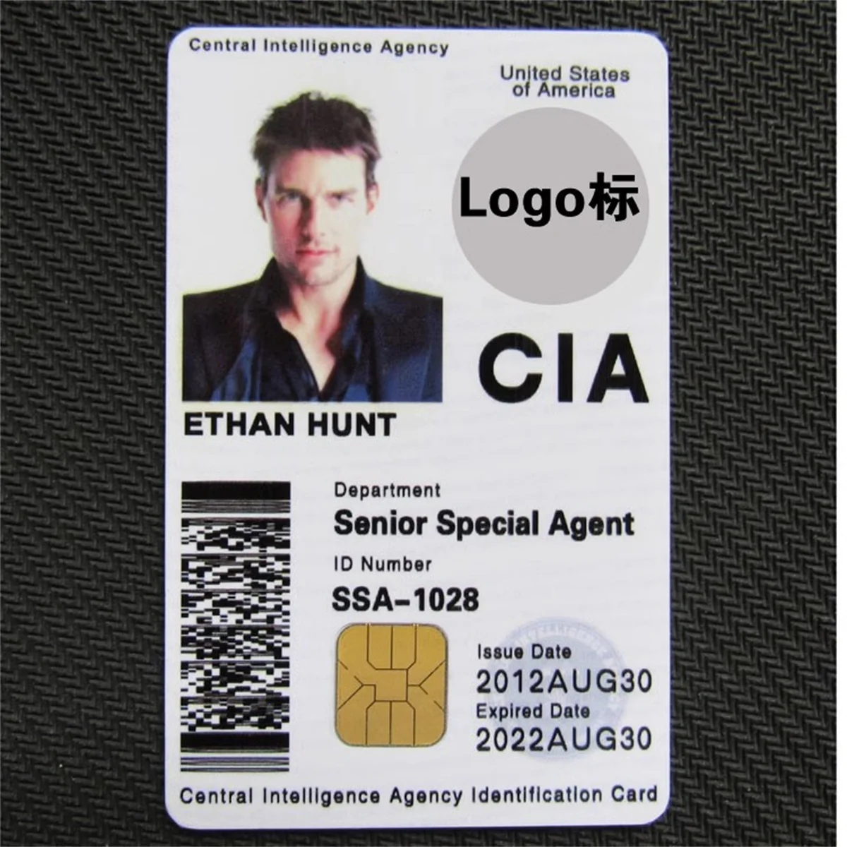 

American TV series CIA identity COS film props real chip card customized version