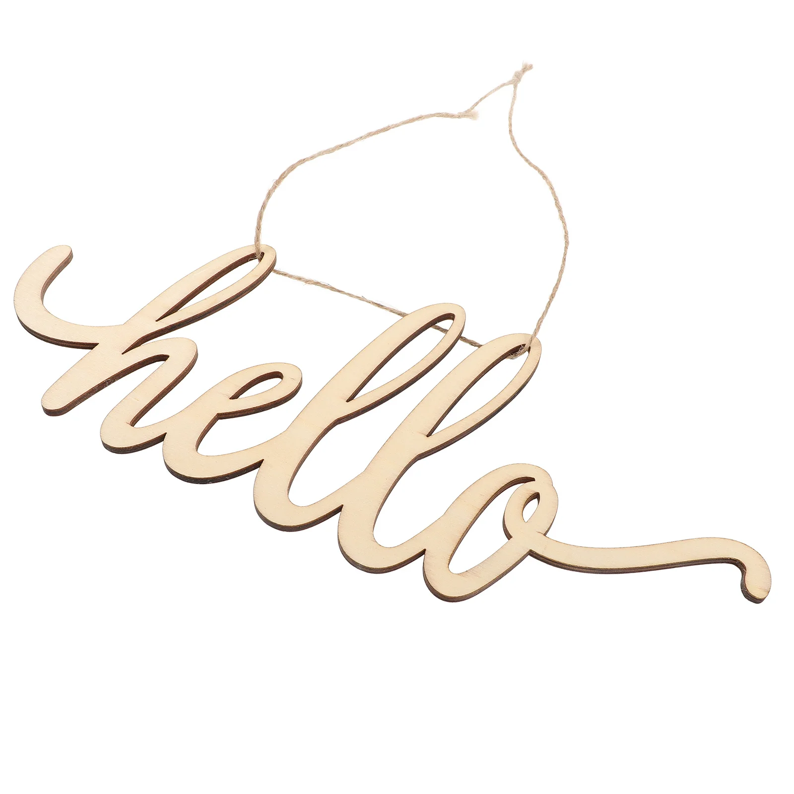 

2Pcs Wood Sign Smooth Wood Cutouts Unfinished for DIY Crafting Holiday Decorations Birthday Wedding Valentine Home Decor