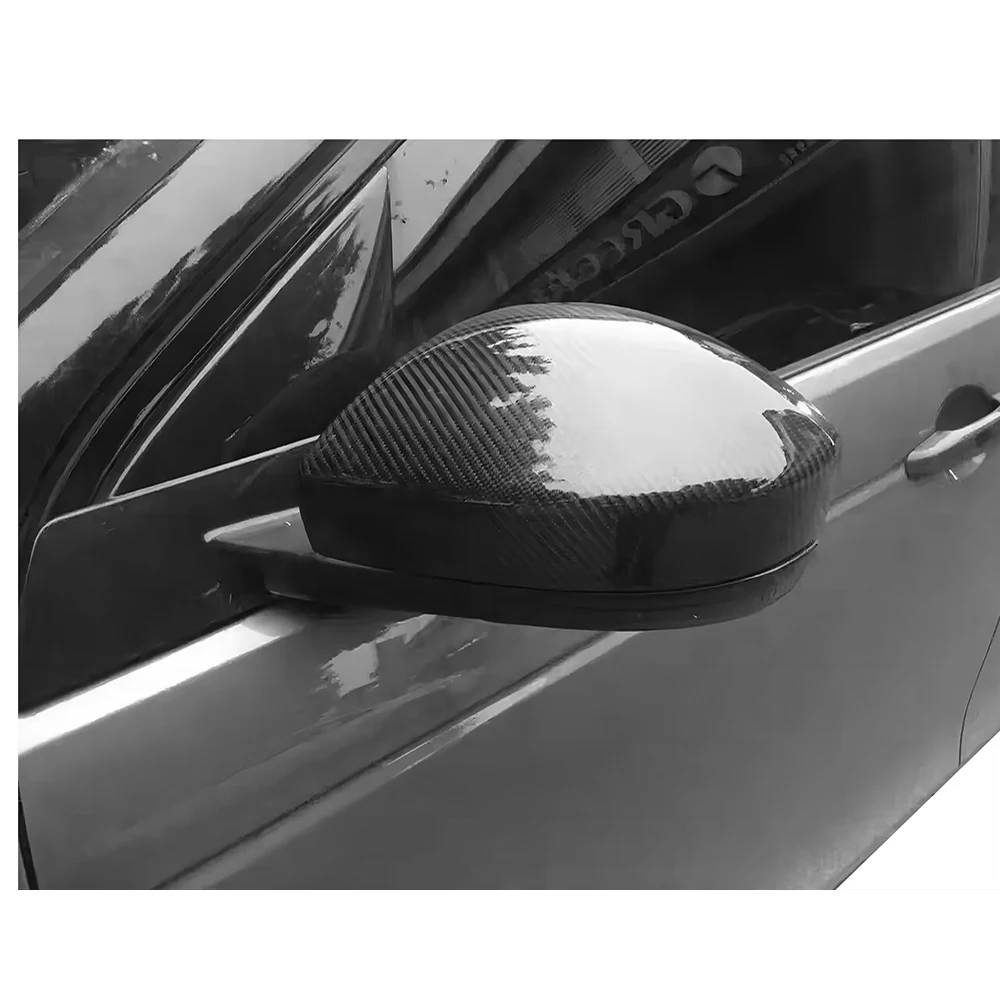 Replacement Rearview Side Mirror Covers Cap For Range Rover Evoque Discovery Sport Velar Carbon Fiber Casing Shell