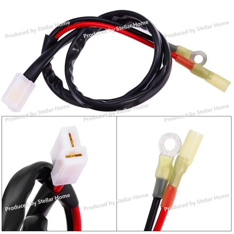 Dual Electric Cooling Fan Wiring Harness Kit 185 On 165 Off Thermostat 40A Car Relay Wiring Harness