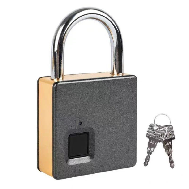 Electronic Smart Padlock Security Grade Fingerprint Padlock Your Finger Is The Key Zinc Alloy Drawer Cabinet Door Lock