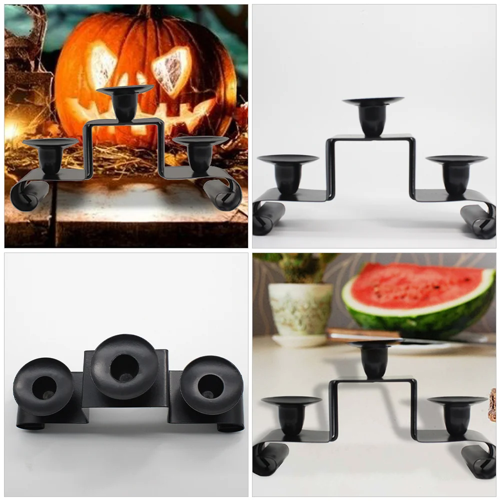 

Retro Holder Safe Metal Candlestick Holder Table Centerpiece Home Decor Wedding Party Decoration