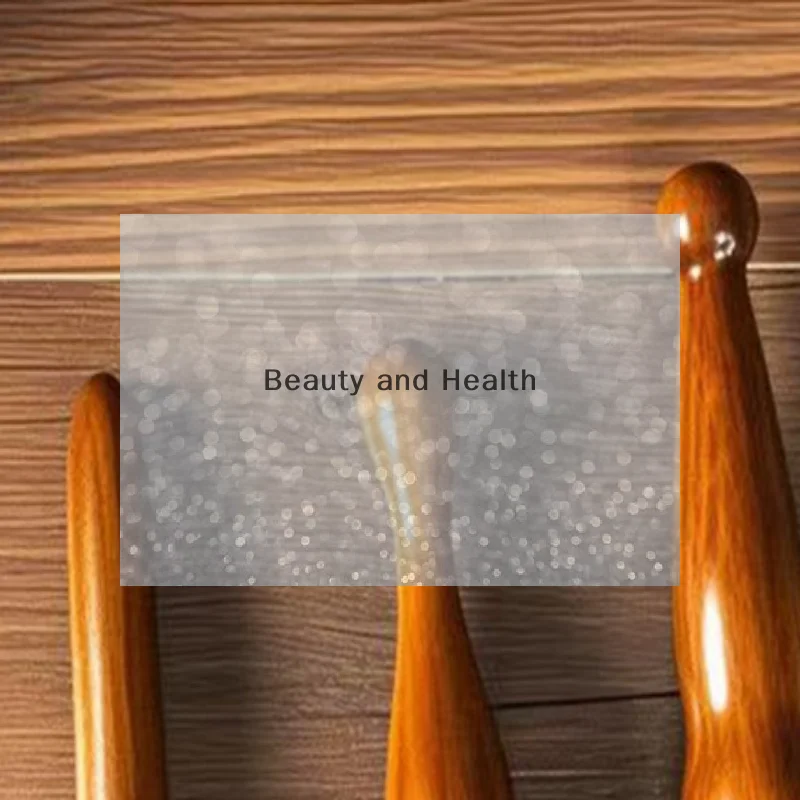 

Wood Massage Stick Tool Natural Sandalwood Massager Acupoint Reflexology Tools For Full Body Relaxing Deep Tissue Foot Massage