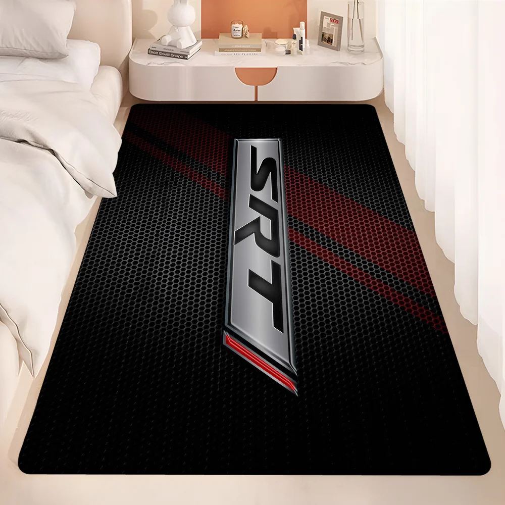 SRT Hellcat Demon Dodge Hallway Carpet Non-Slip Laundry Room Mat Laundry Decor Balcony Child Living Room Bedside Area Rugs