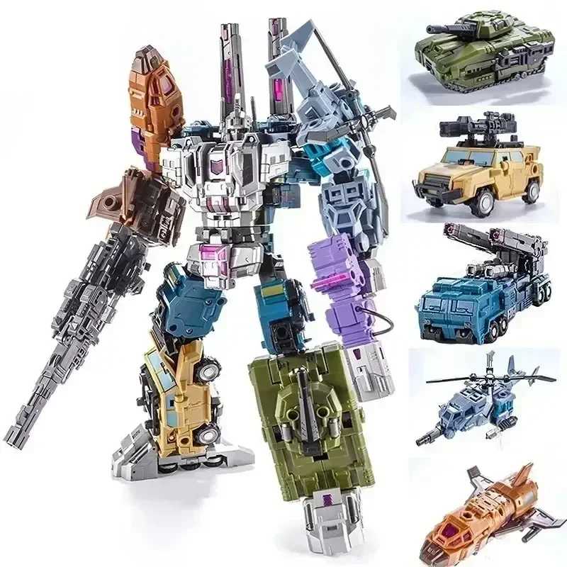 Jouets de poche Transformation Bruticus 5 en 1 PT05 PT-05 Combo G1 Battle Titan 27cm, figurine d'action, jouet à collectionner, cadeaux, en Stock
