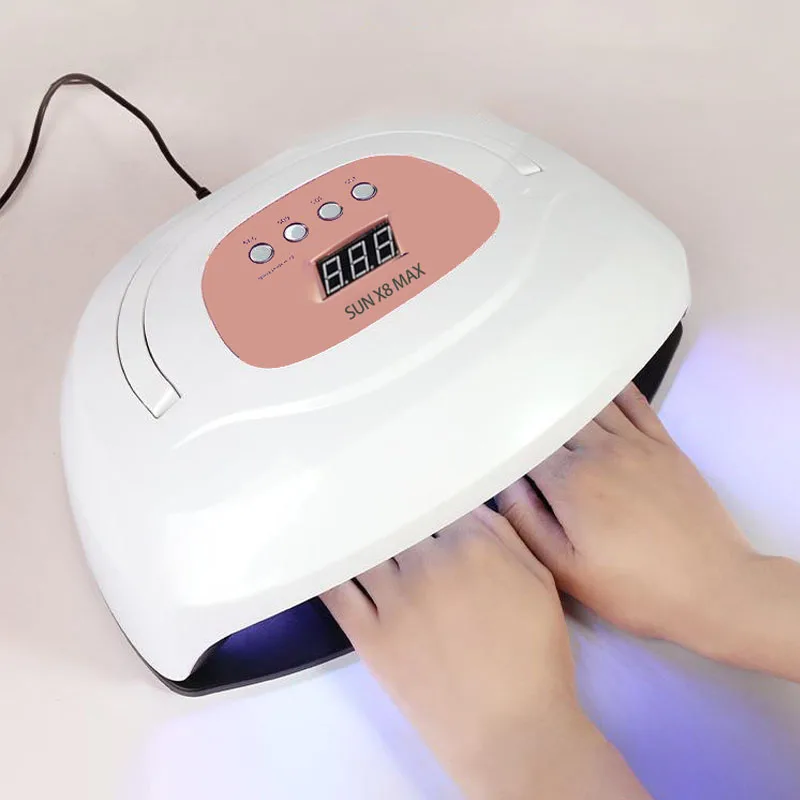 

HALAIMAN Large Nail Dryer Cabin Uv Led Nail Gel Polish Drying Lamp Uv Light For Gel Nails Phototherapy Machine Salon Tools