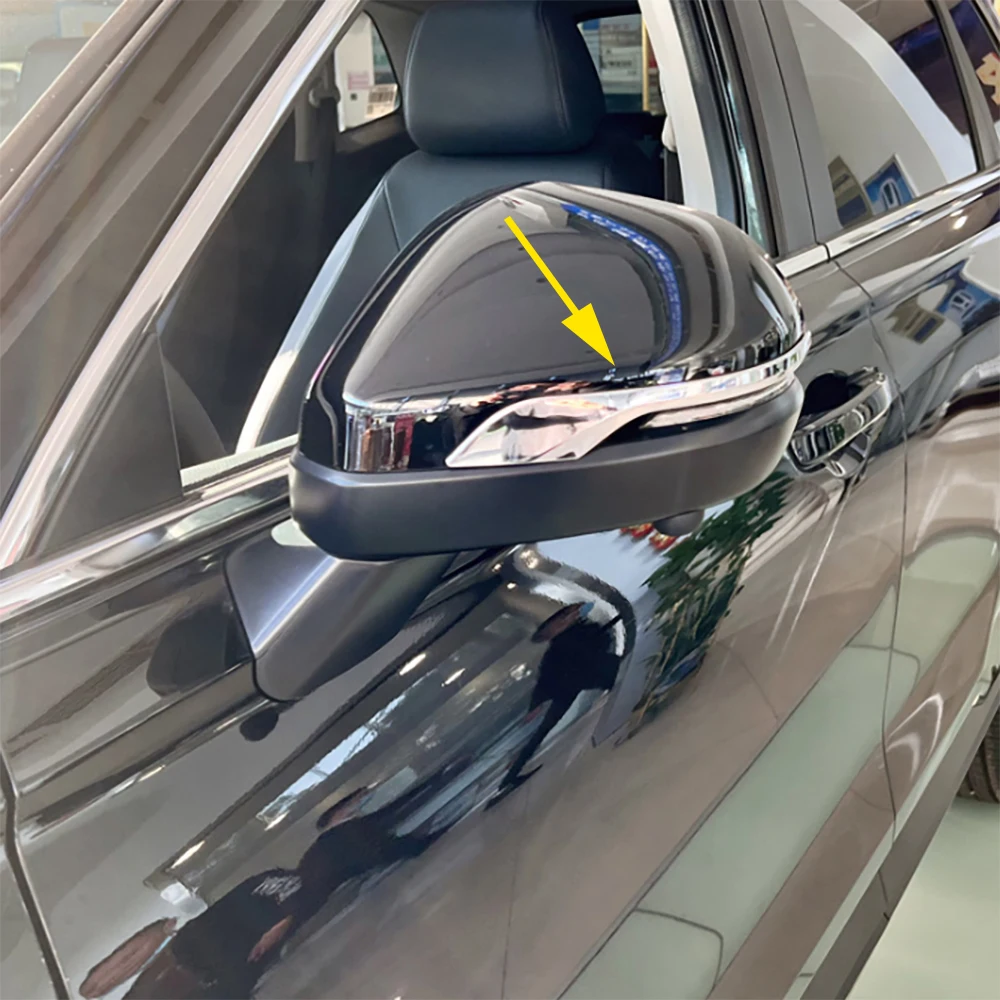 

Accessories For 2023-2025 Honda CR-V CRV Chrome Side View Wing Mirror Trim Mouldings Silver Chrome 2PCS
