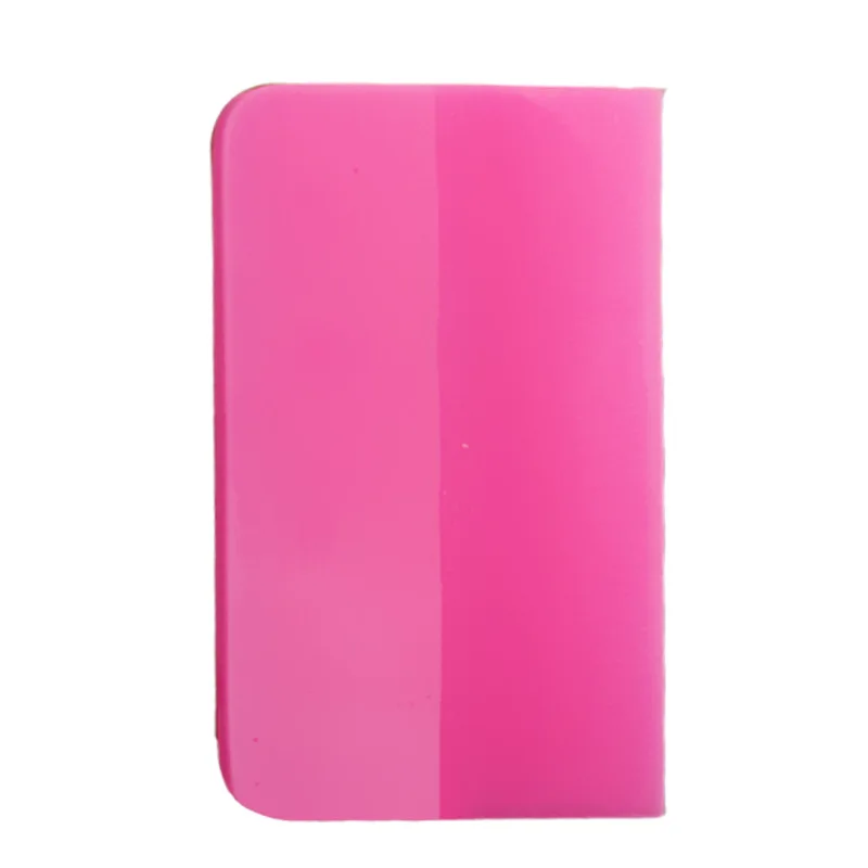 Cars Accessories Cleaning Soft Silicone Pink Squeegee Vinyl Window Tint Tools Wrapping Scraper For Glass Water Wiper Styling