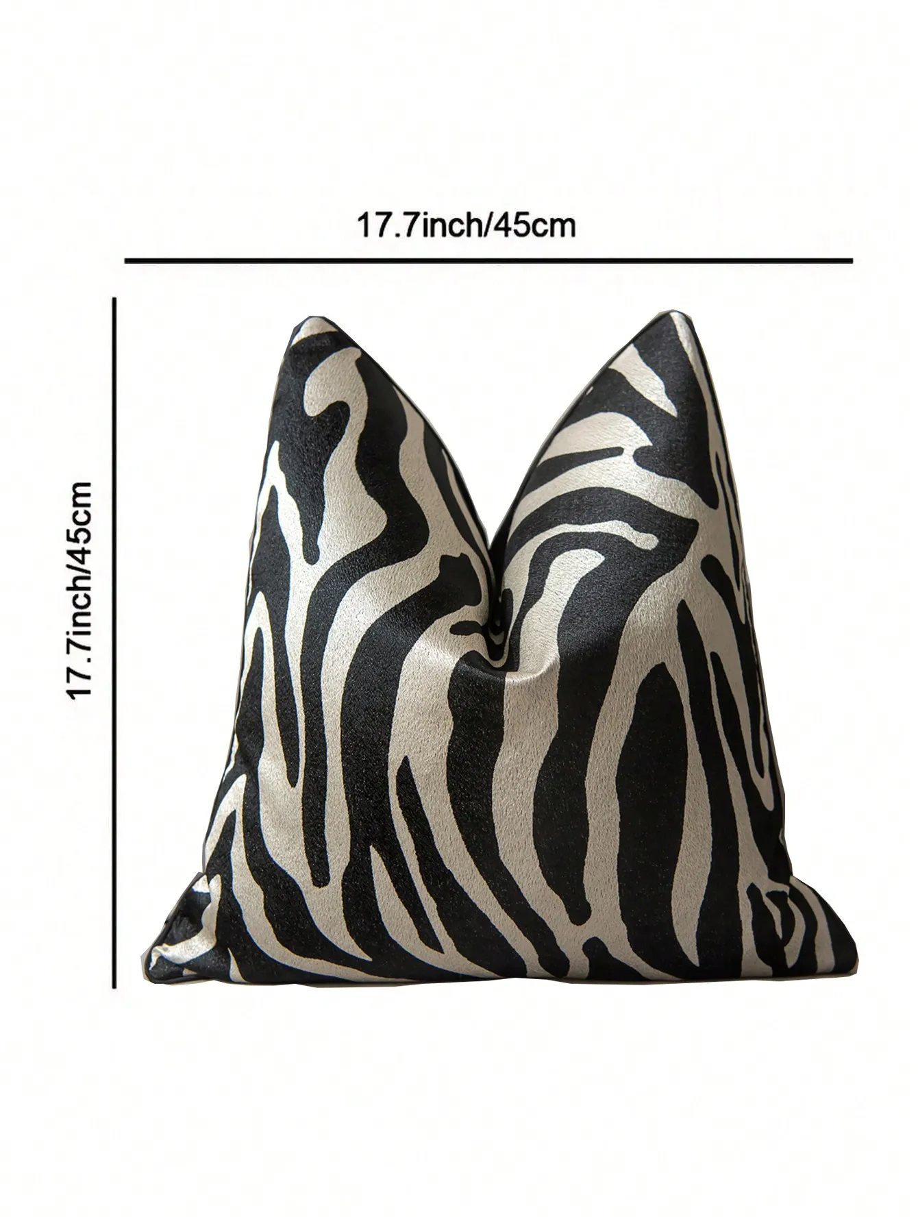 1pc high-precision jacquard modern light luxury black and white interwoven retro European atmosphere American pillowcase without