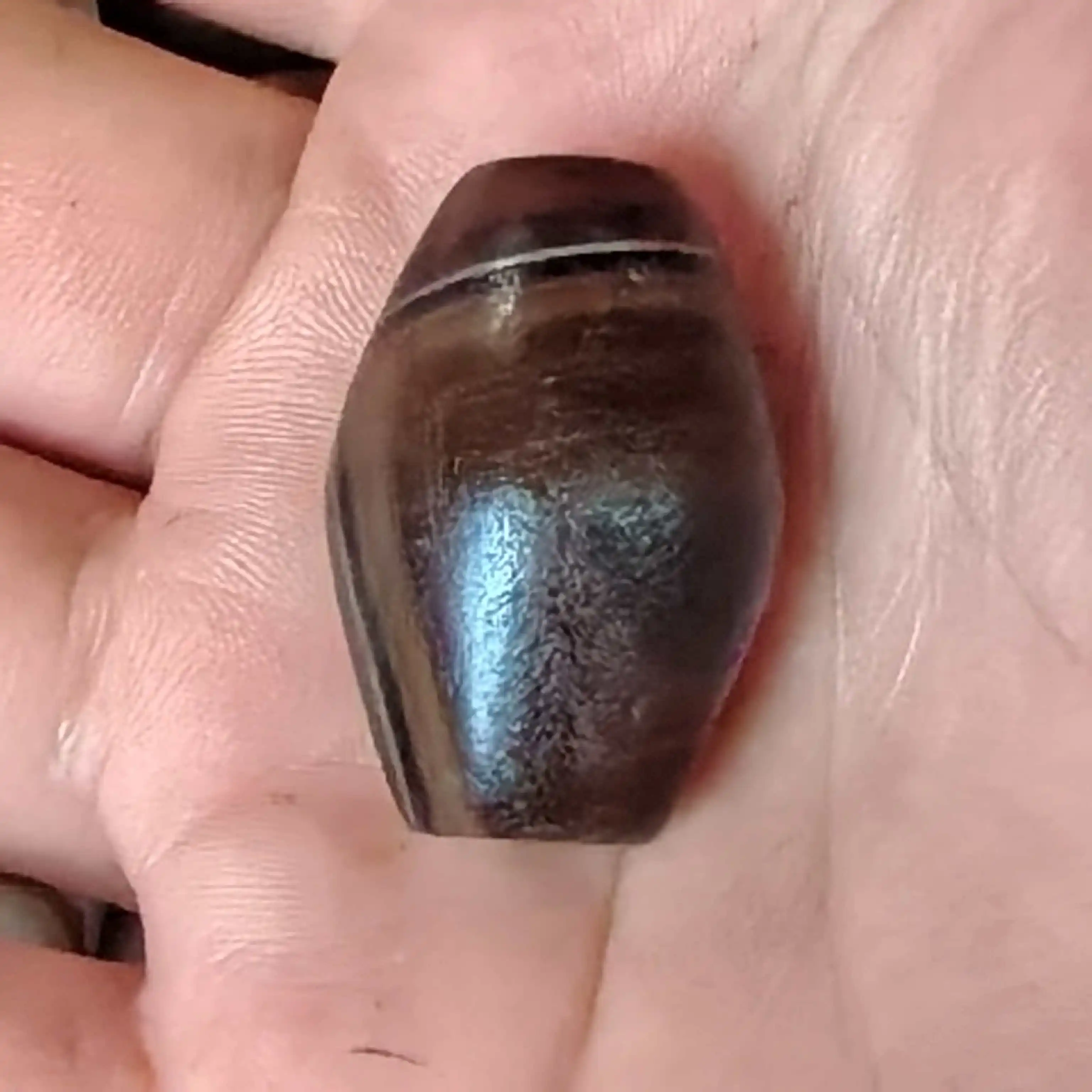 

20pcs/lot Olivary Nucleus beads Natural Agate Ji Powerful Amulet Collectible DIY Beads for Jewelry