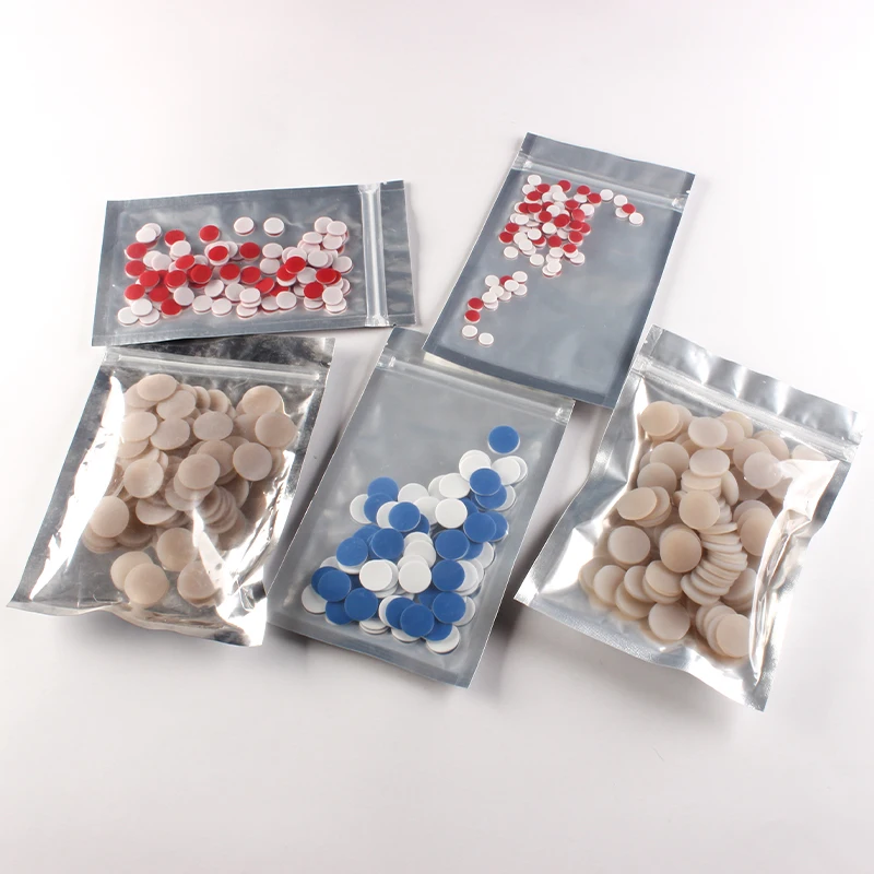 PTFE Silicone Composite Gasket Glass Sample Bottle Chromatography Sample Bottle PTFE Septa Injection Bottle Teflon Gasket 100pcs