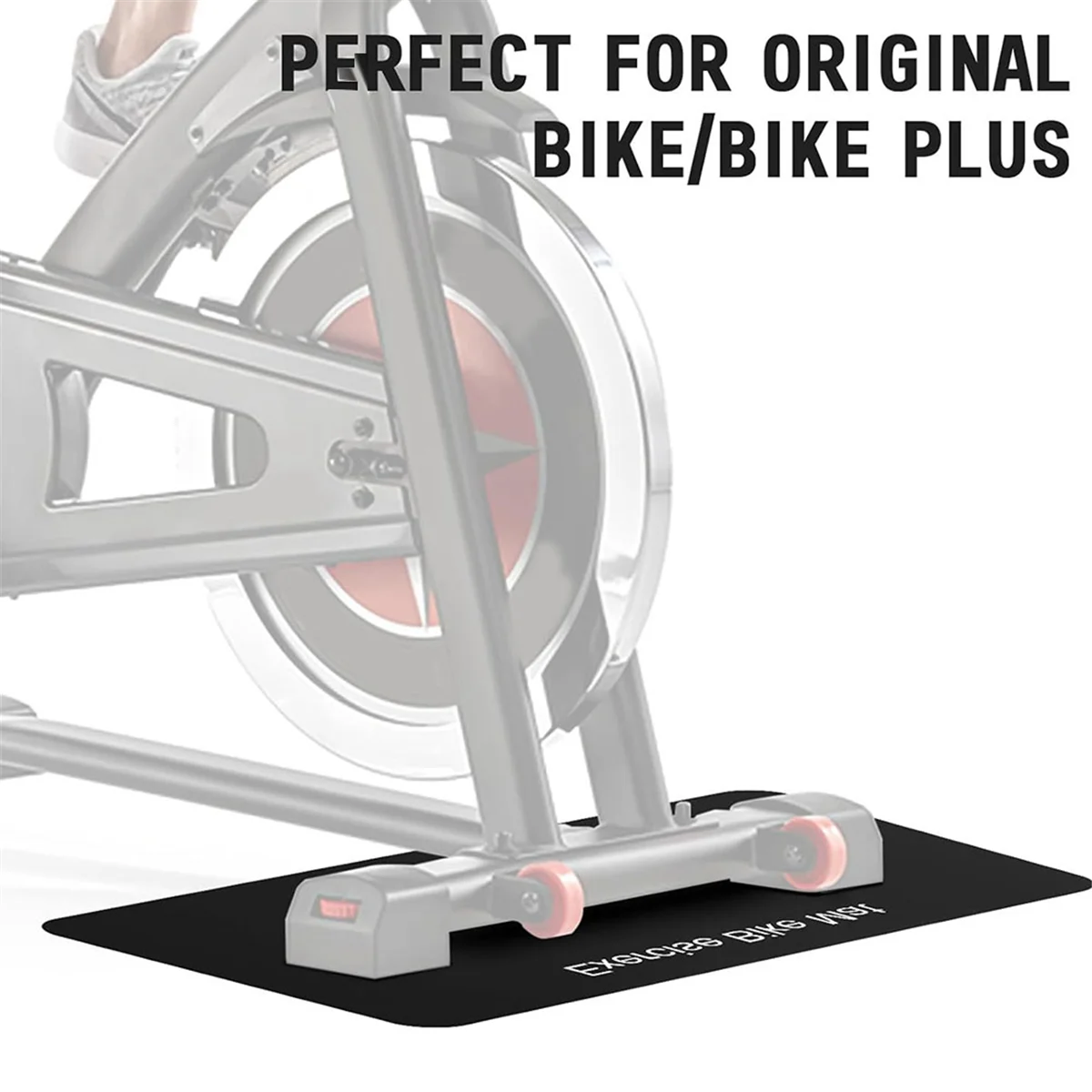 

【Новый купон пользователя】2 шт. нескользящий коврик для велосипеда Peloton, коврик для велотренажера для домашнего спортзала, коврик для тренировок для велосипедного тренажера