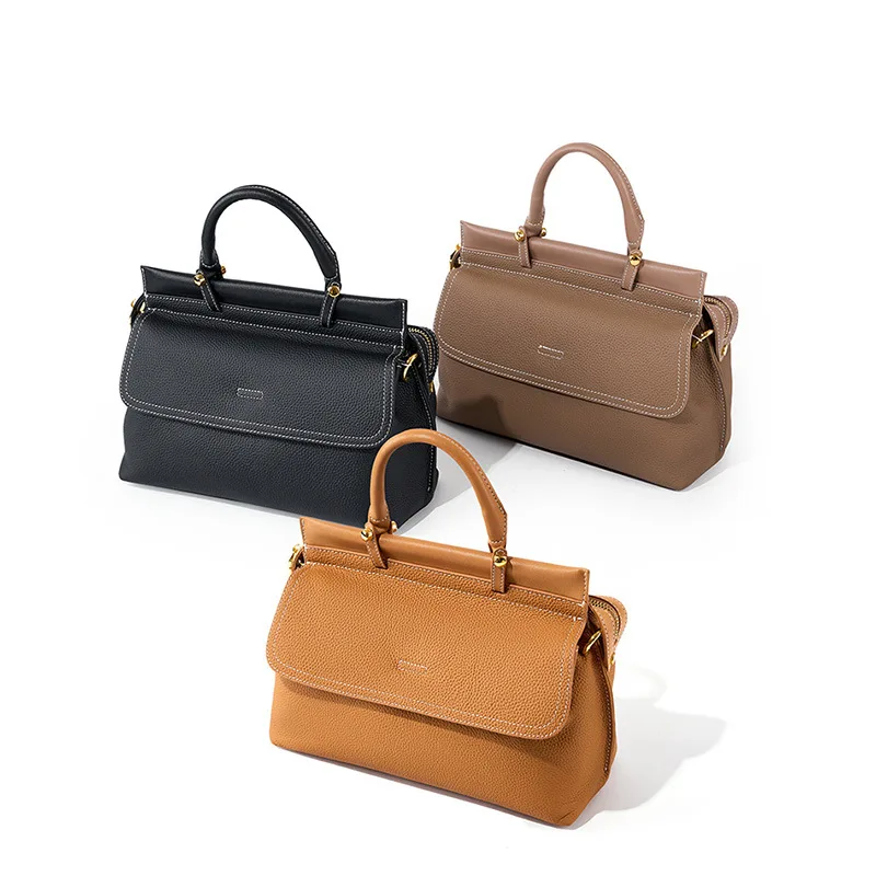 Elegant Shoulder Bag 2025 New for Women, Luxury Soft Leather Crossbody Purse, Fashionable Casual Tote for All Occasions