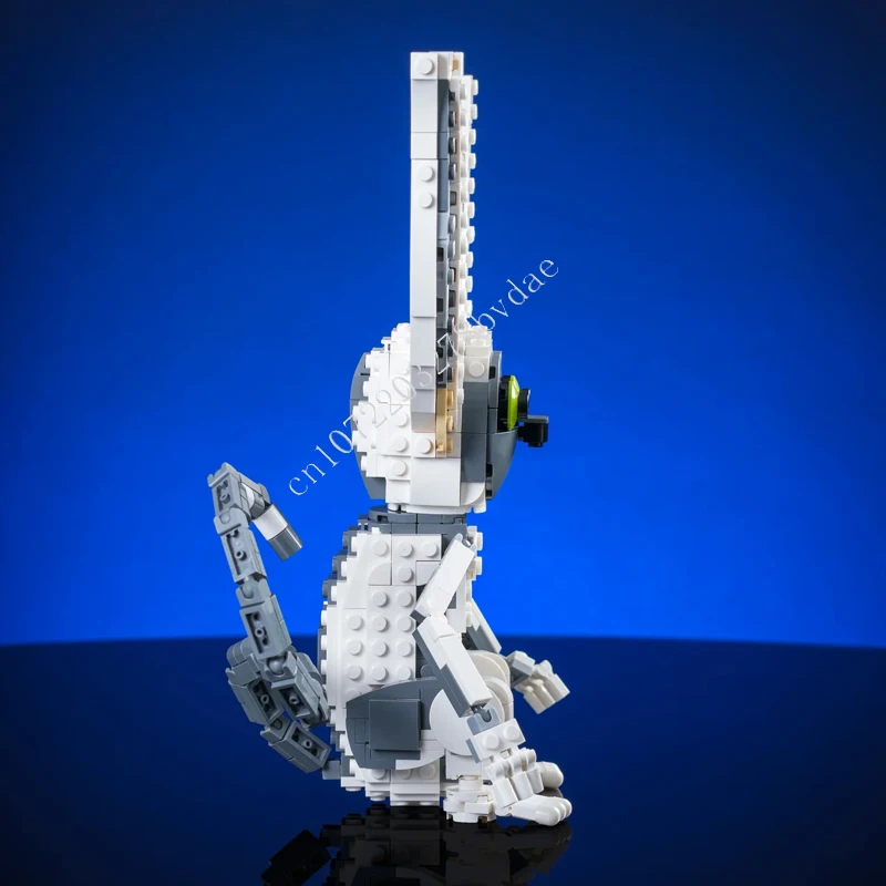

594PCS Custom MOC Life-Sized Sculpture Series Air Lemur Figure Education Assembly Puzzle DIY Creative Assembly Birthday Toy Gift