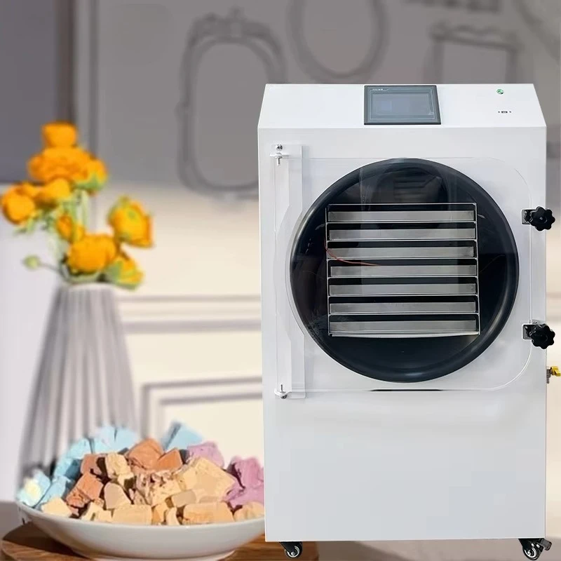 30kg/batch 2.5m2 Large Vacuum Sublimation Lyophilizer Food Candy Fruit Vegetable Freeze Dryer Machine 30kg for Home Use