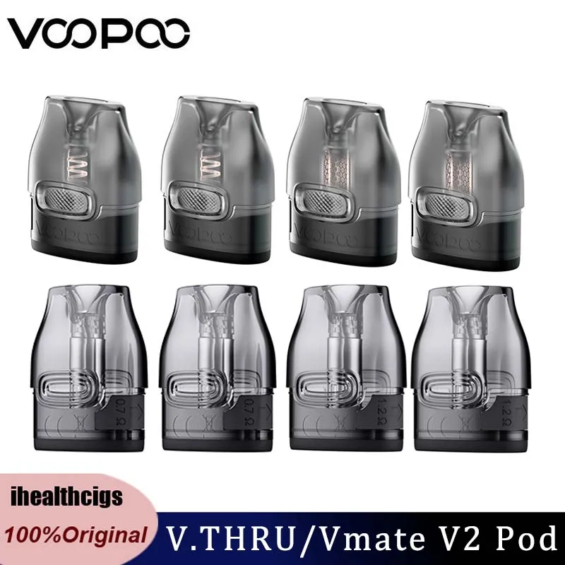 خرطوشة Vthru pro فارغة ، 2-20 ، خرطوشة أصلية ، 3 ، 0.7 أوم ، 1.2 أوم ، اللانهاية ، e ، vthru pro kit