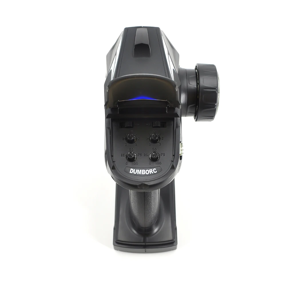 DUMBORC X4 2.4G 4CH送信機リモートコントロール、6チャンネルP6F受信機無線システム付き、RCカー、クローラー、ボート、戦車モデルパーツ用