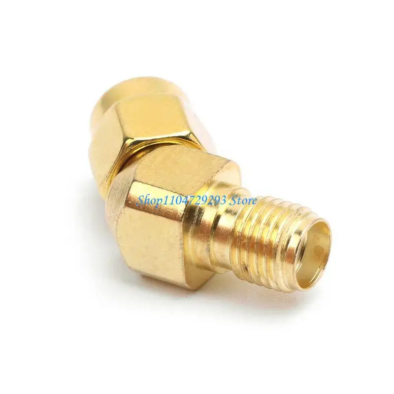 

Y2GD SMA Male To SMA Female 45°135°Bevel Adapter Connector For FPV Goggle Antenna