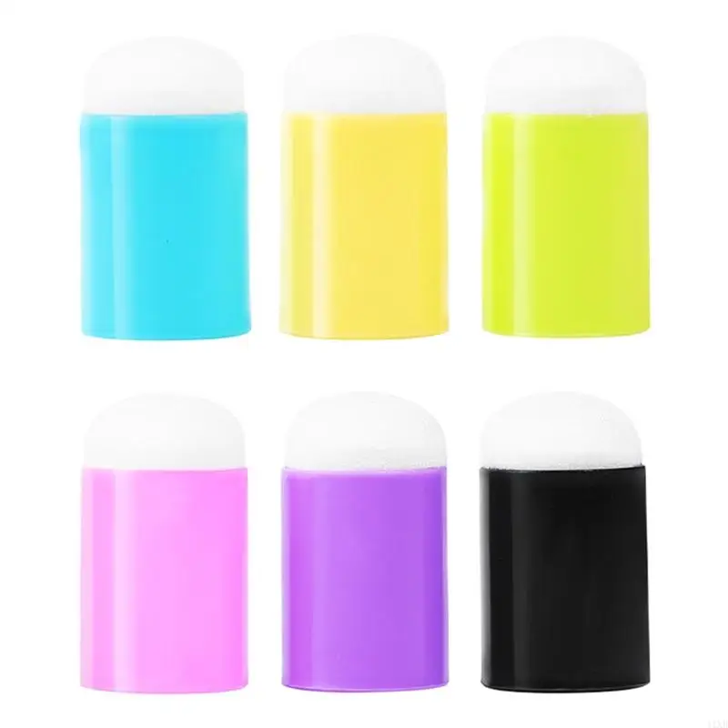 

41XB 12 Pieces/Set for Creative Finger Sponge Smudge Drawing Tools for DIY Deco