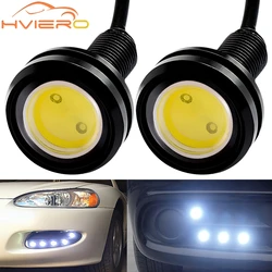 2pcs 23mm Eagle Eye Daytime Running Light DRL Bright Car Backup Led Parking Turn Signal Lamps Brake DayLight Fog Bulb Waterproof