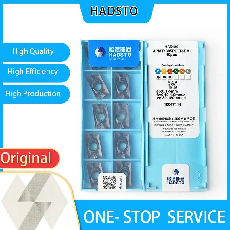 HADSTO APMT APMT1605PDER-FM HS5120/HS5130  CNC Lathe Parting Tools Carbide Parting and Grooving Inserts