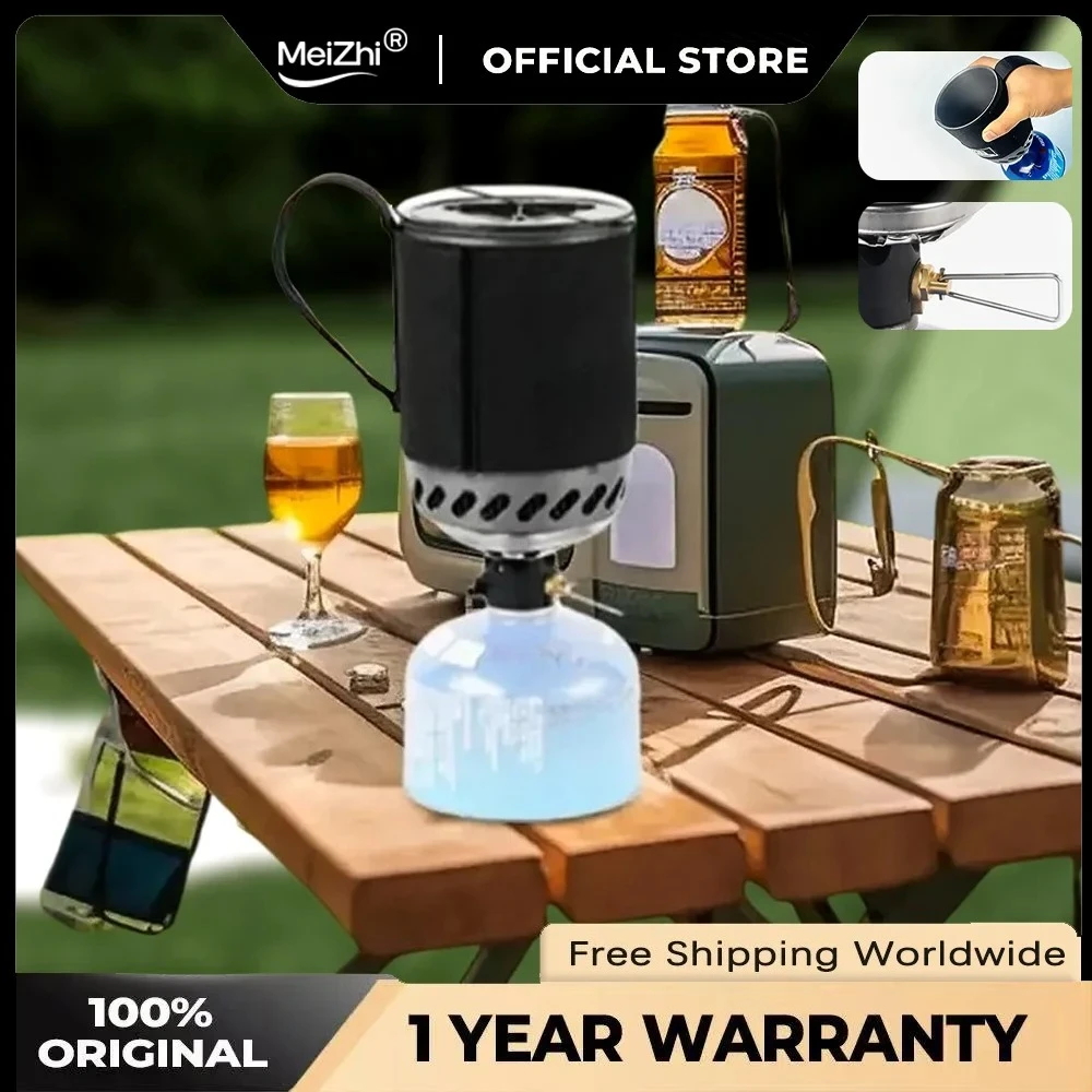 

S-61 Camping Integrated Heat Collecting Pot Burner-Ultralight Portable Hiking Furnace for Outdoor Cooking BackpackingStoveSystem