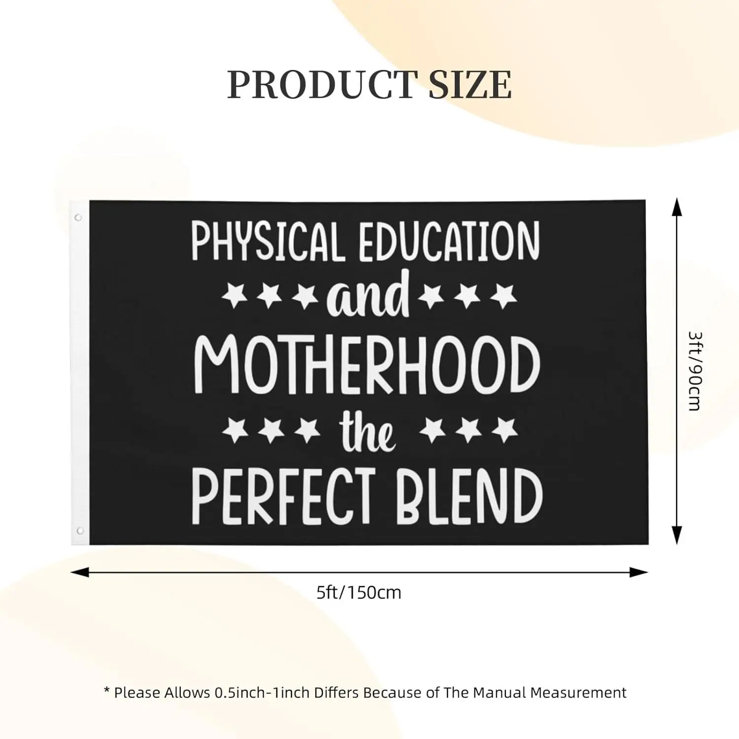 Flagicts 100% Polyester Physical Education And Motherhood The Perfect Blend Flags