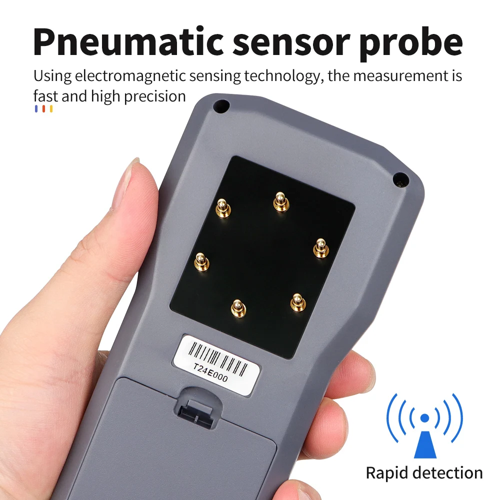 Imagem -04 - Digital Portátil Pneumático Piso Umidade Medidor Moisture Teste Umidade Detector de Conteúdo para Parede de Concreto Ms380q 70